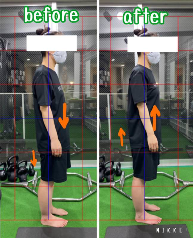 弱っていた筋肉が使えるようになりました。